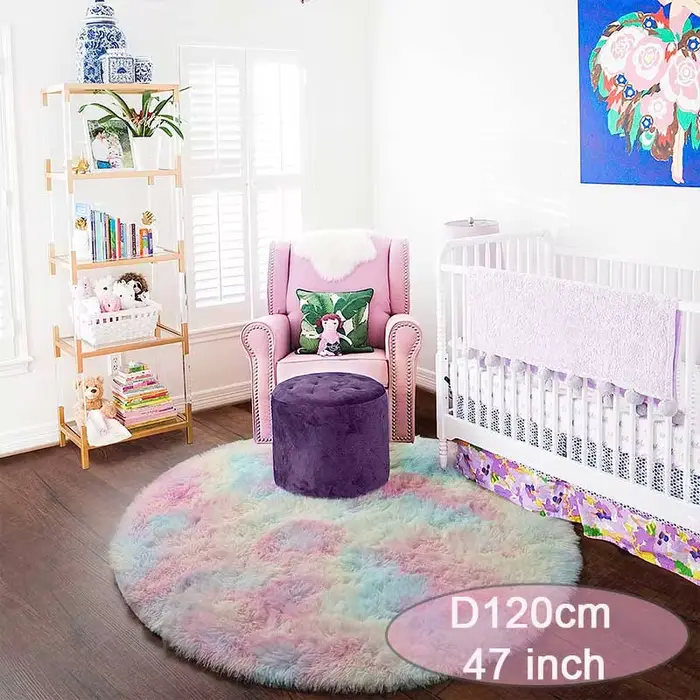 Tapis rond arc-en-ciel 60/80/100/120/140/160