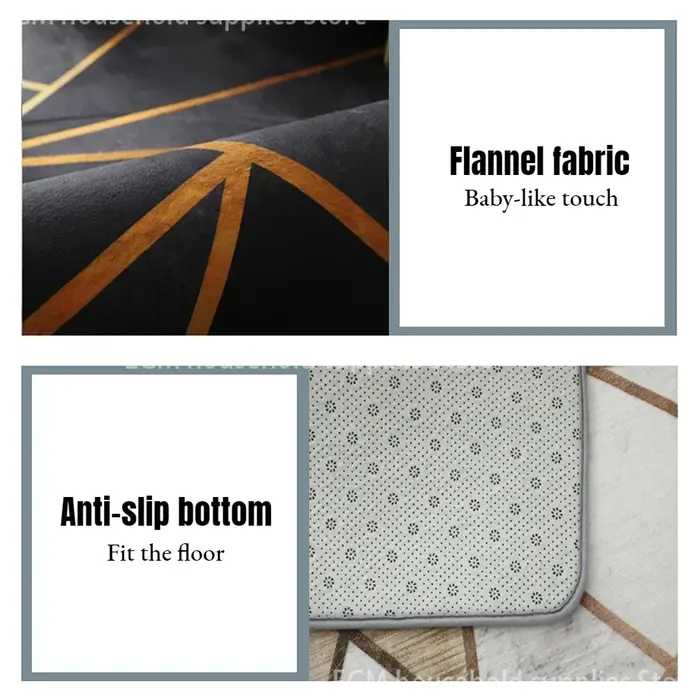 Grands tapis de luxe de Style européen pour salon
