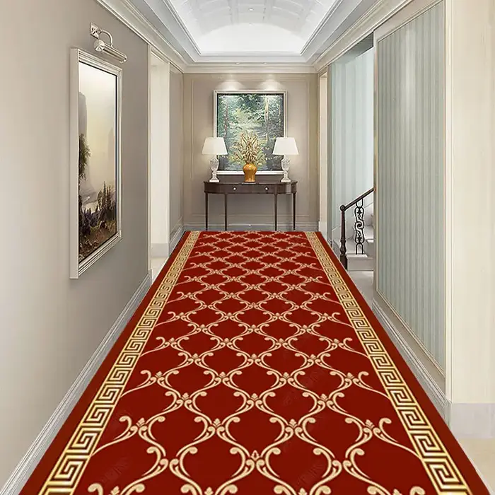Tapis de couloir de style bohème de luxe, long coureur, sol antidérapant, chevet, allée de cuisine, 