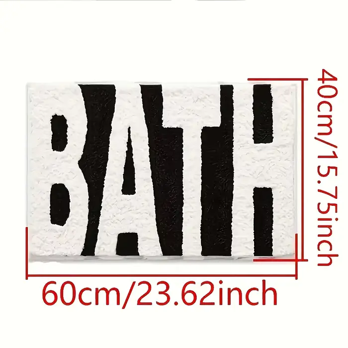 Tapis de bain antidérapant design BATH
