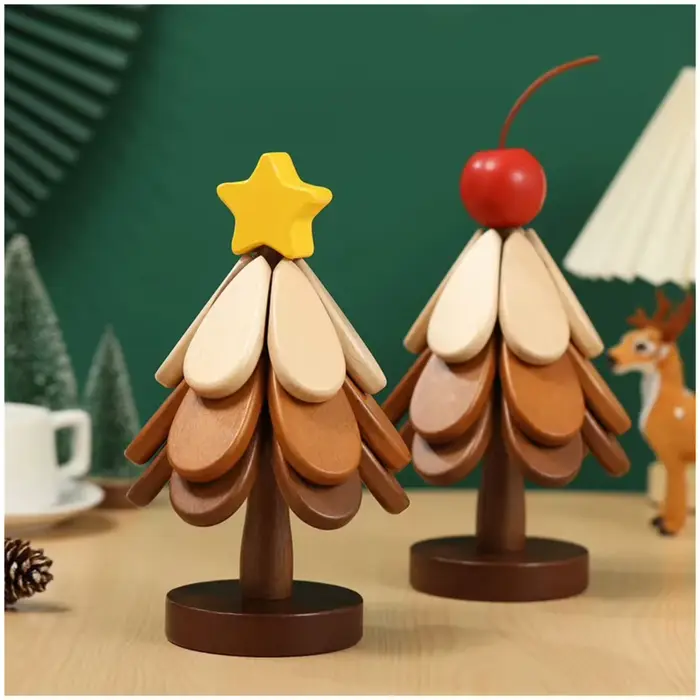 Tapis isolant d'arbre Table à manger en bois massif