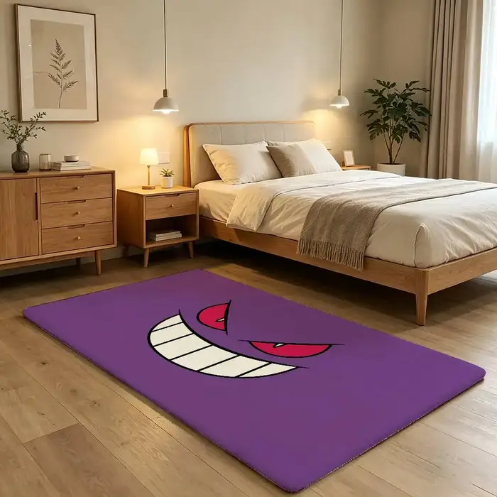Tapis de salle de bain antidérapant, motif Anime G-Gengar, tapis de porte, tapis de décoration pour la maison, tapis de porte d'entrée, résistant aux rayures