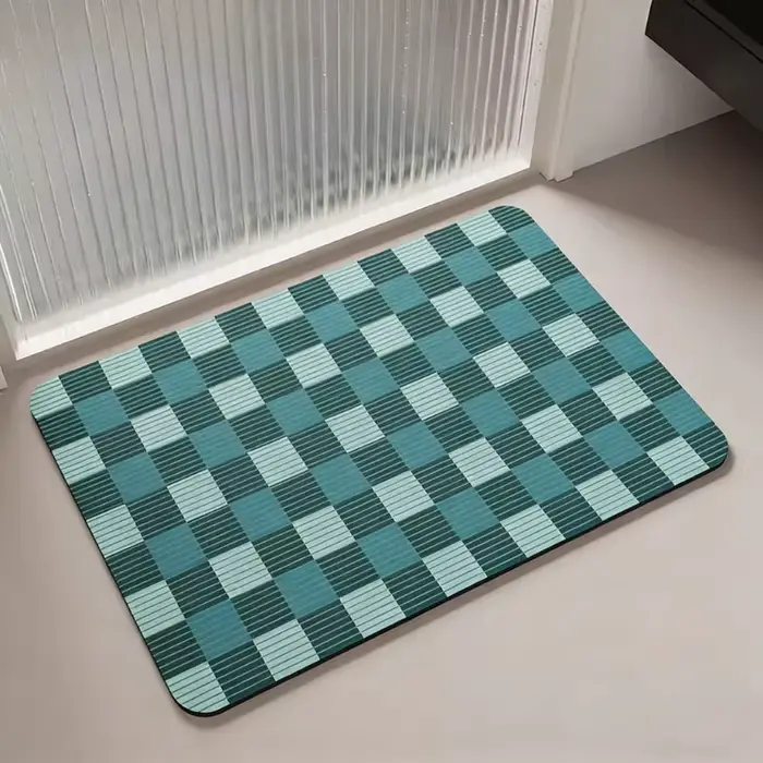 Tapis de salle de bain absorbant et antidérapant
