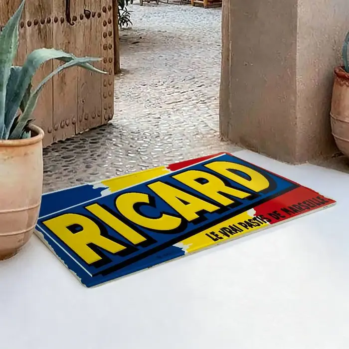 Tapis durable R-RICARD pour tapis de sol, style doux, pour chambre à coucher, salle de bain, tapis antidérapant pour la maison.
