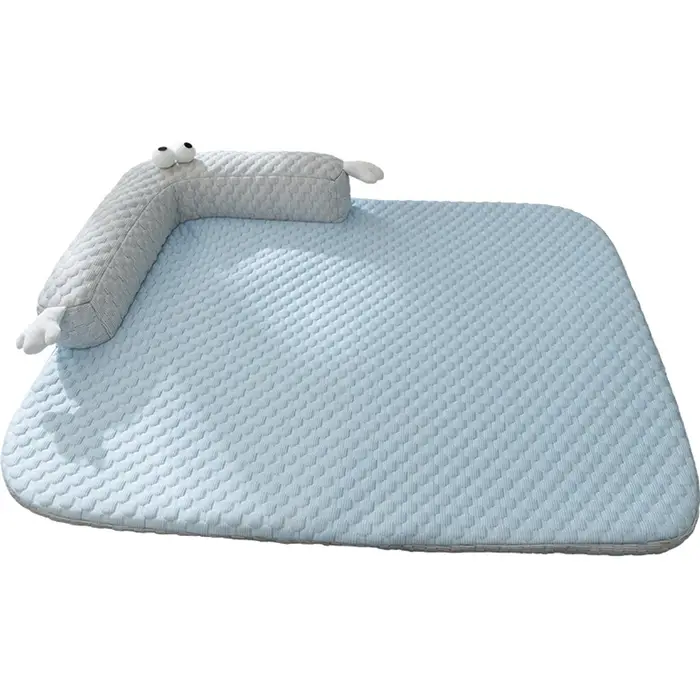 Tapis de couchage rafraîchissant d'été, tapis de lit pour animaux de compagnie, respirant et absorba