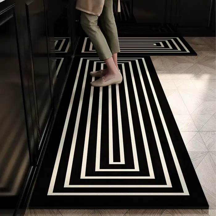 Tapis de cuisine moderne antidérapant