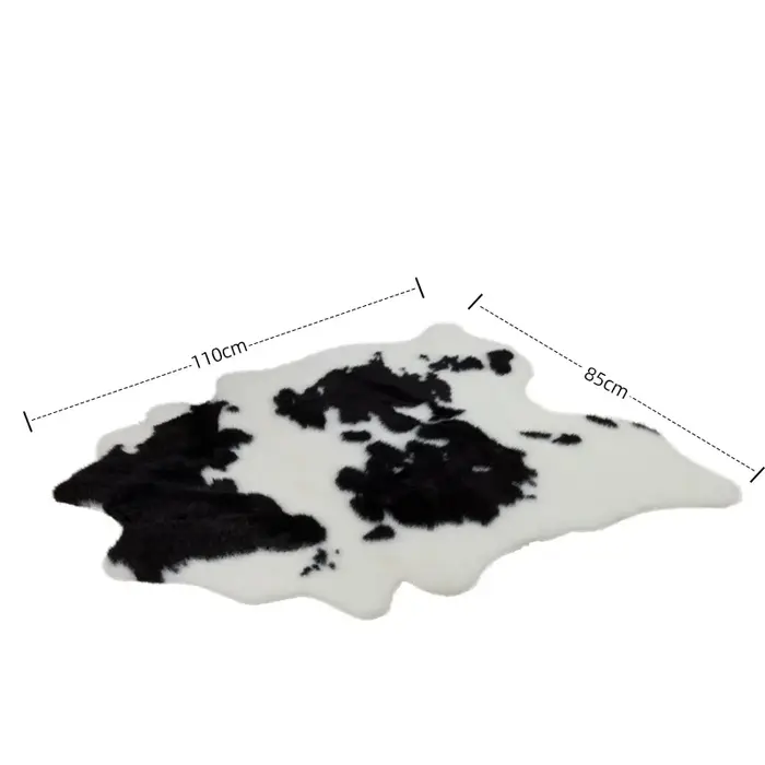Tapis en simili cuir de style vache