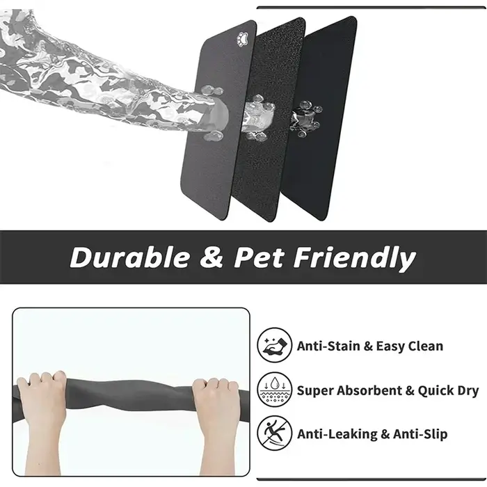 Tapis d'alimentation pour animaux de compagnie