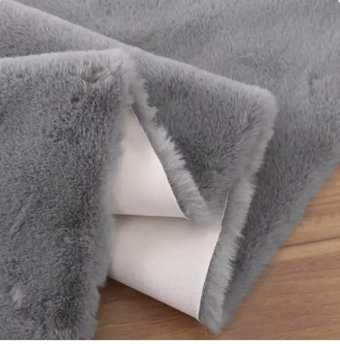 Faux lapin tapis pour décoration de maison moderne