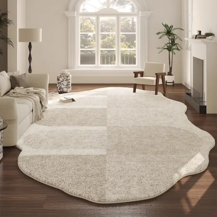 Tapis de Style crème française pour salon