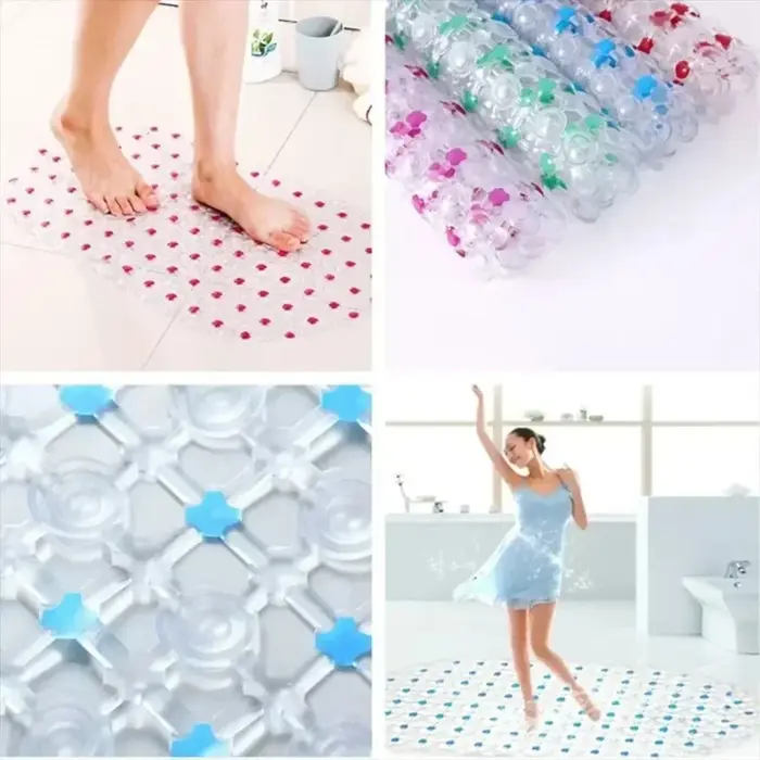 Tapis de bain antidérapant en PVC non ald