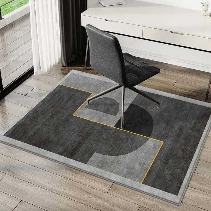 Tapis moderne minimaliste pour bureau/chantier