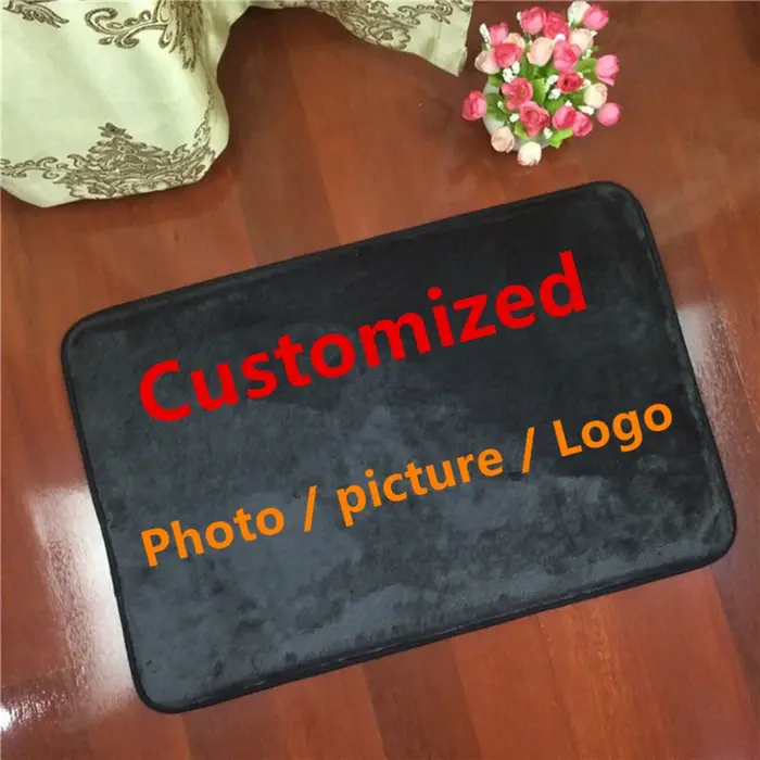 Tapis personnalisé imprimé rectangulaire