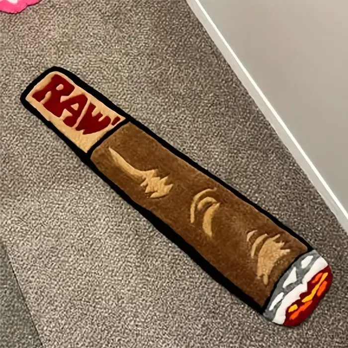 VIKAMA – tapis créatif pour fumer et cigares, confortable et chaud, pour salon, chambre à coucher, d