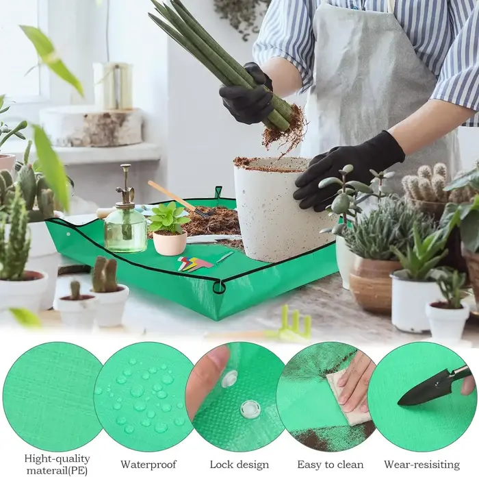 Tapis de jardinage pliable et réutilisable