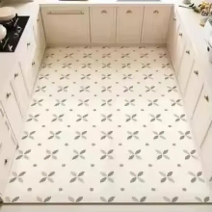 Tapis de sol pour cuisine, antidérapant, résistant à l'huile, facile à nettoyer, imperméable, grande taille