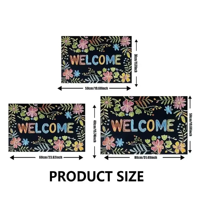 Tapis de bienvenue, veuillez enlever vos chaussures