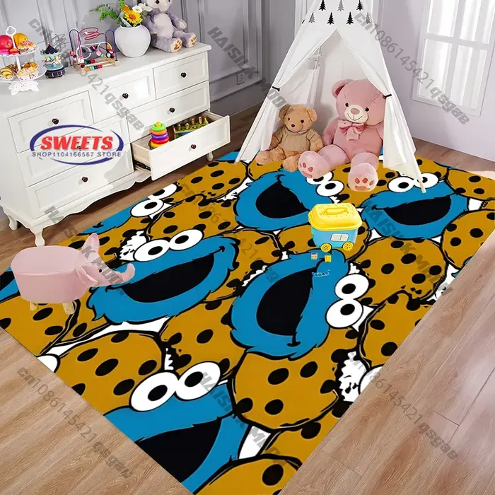 Tapis sur le thème s-sésame s-street