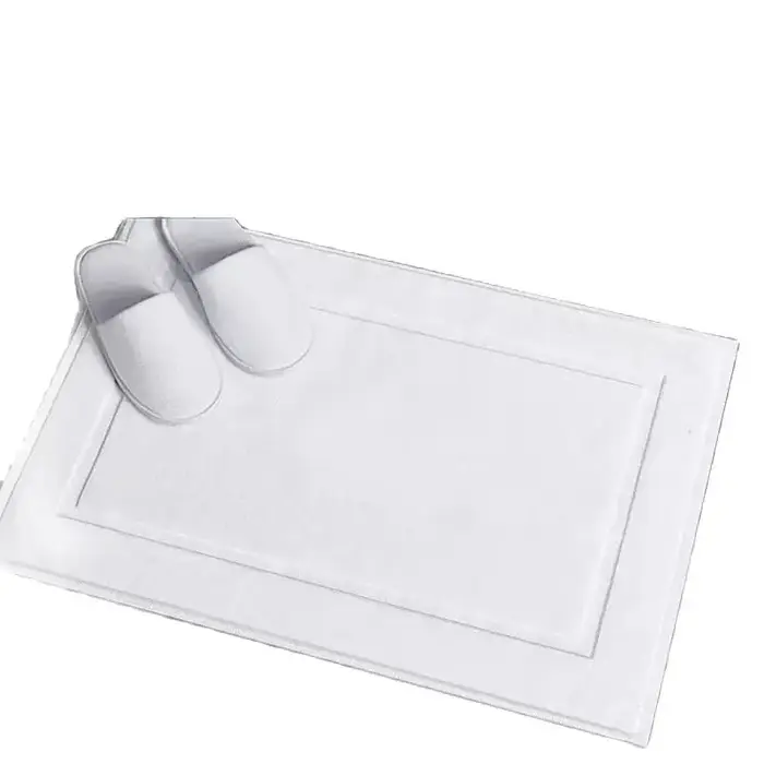 Tapis de sol épais en Jacquard pour salle de bain