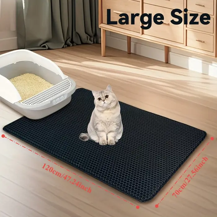 Tapis de litière pour chat