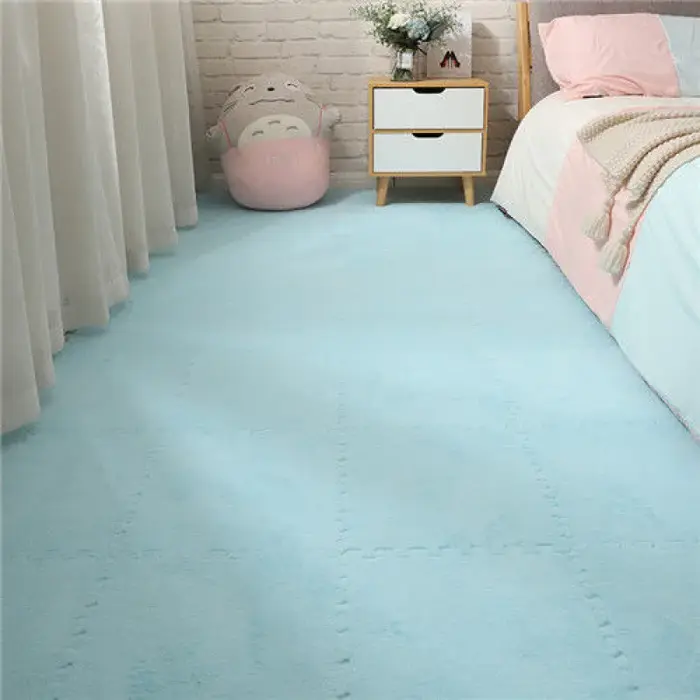 Tapis de verrouillage en peluche épaisse, 30x30x1CM, 10 pièces, pour salon, chambre à coucher, tapis d'exercice, salon, chambre à coucher, tapis rampant