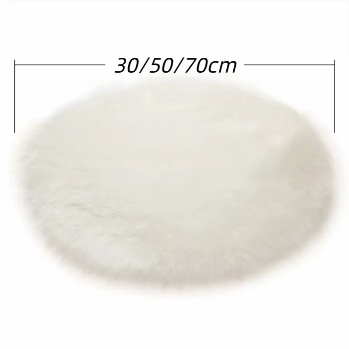 Tapis rond doux 30/50/70 cm