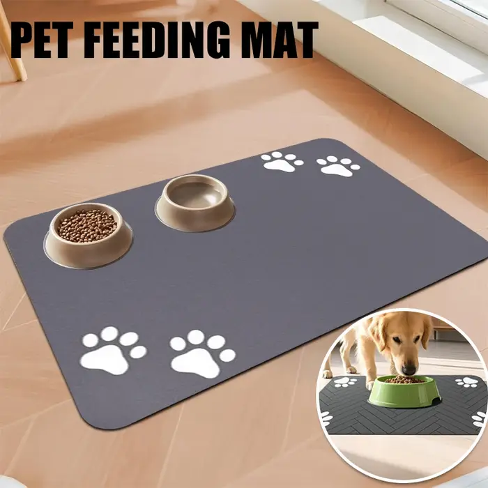 Tapis d'alimentation pour animaux de compagnie