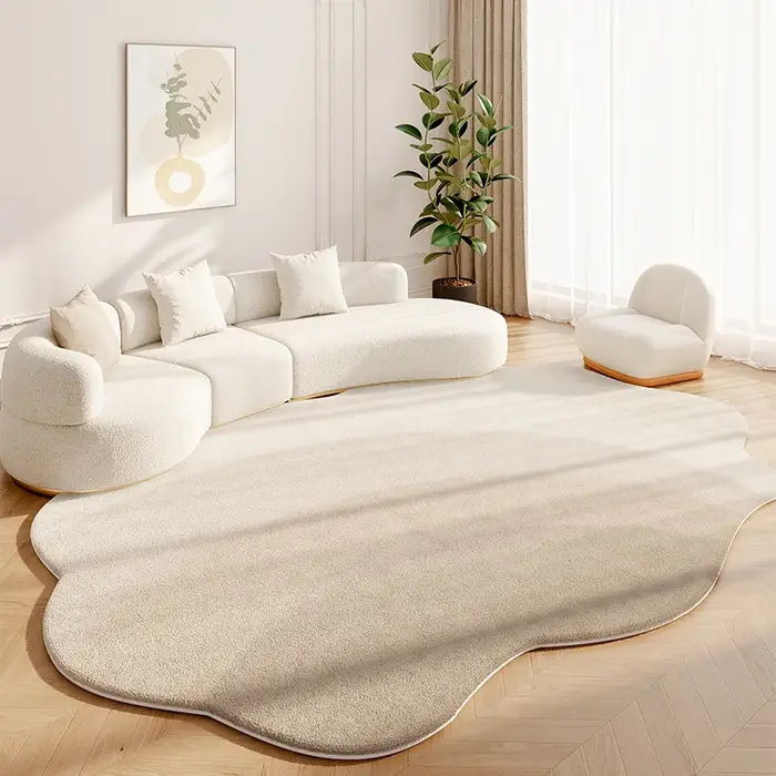 Tapis de sol de Style crème pour chambre à coucher