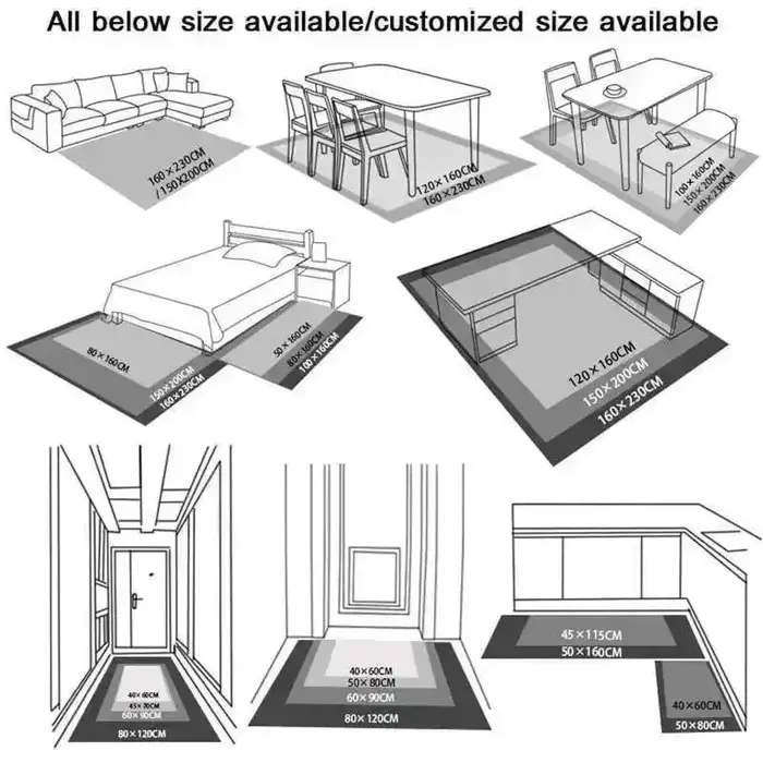 Tapis personnalisé pour la maison