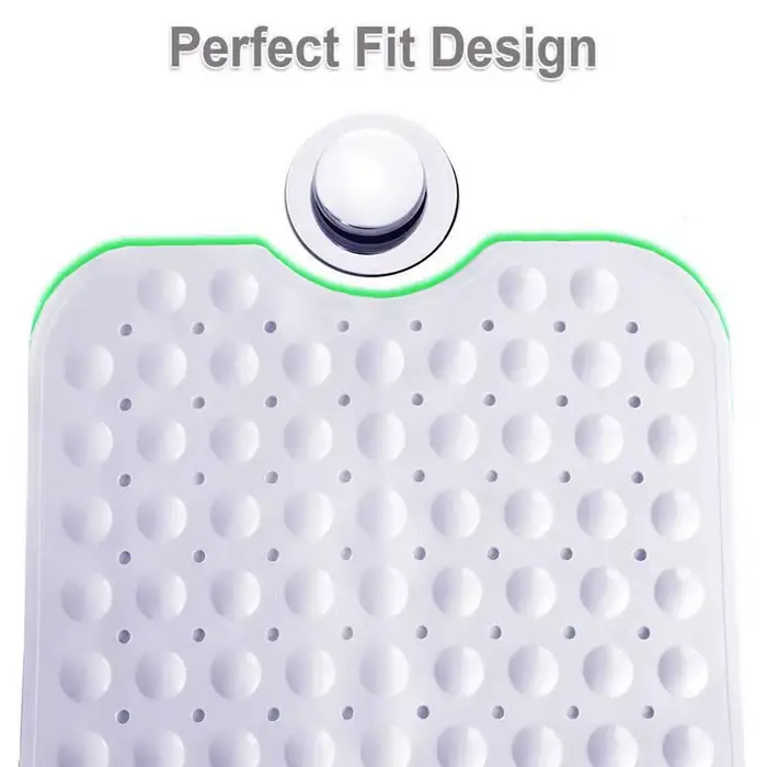 Tapis de bain antidérapant long en forme de bande dessinée