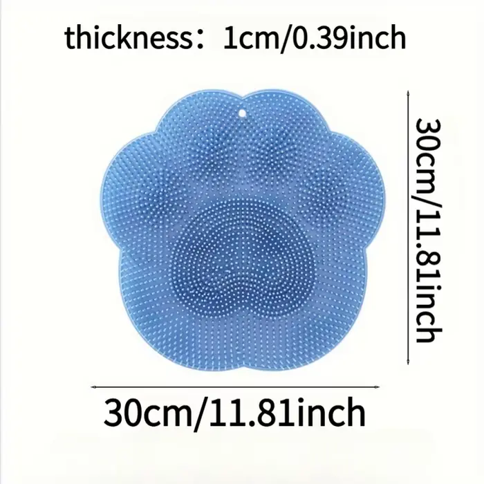 Tapis de massage pour le bain, 1 pièce, pour le lavage des pieds, le gommage du dos, tapis de douche