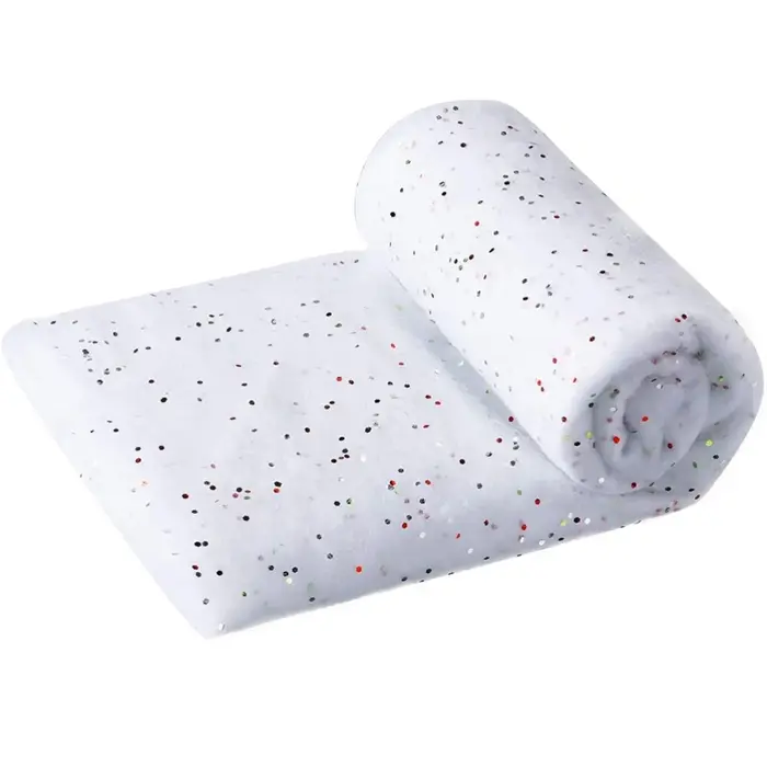 Décoration de neige artificielle de noël, couverture de neige à paillettes, tapis de neige de noël