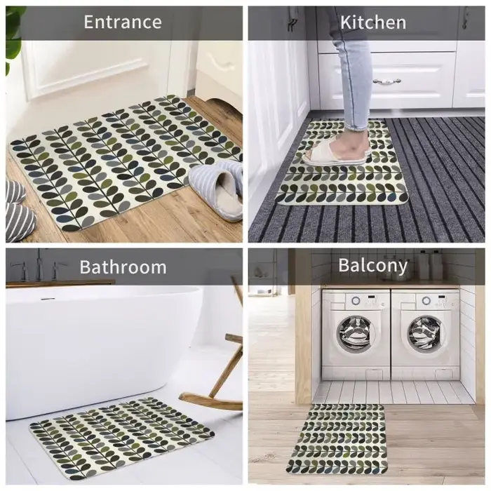 Orla Kiely-Tapis de porte d'entrée moderne du milieu du siècle