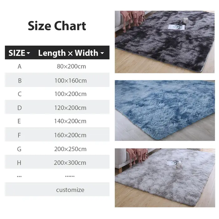 Tapis pour salon canapés modernes gris moelleux