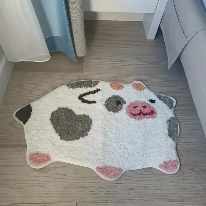 VIKAMA – tapis à motif Alien de vache mignon