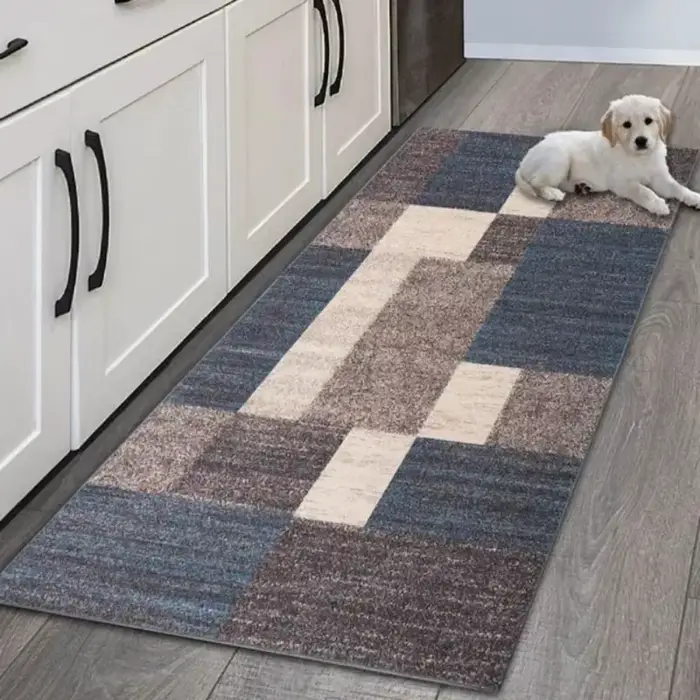 Tapis de cuisine géométrique moderne VIKAMA