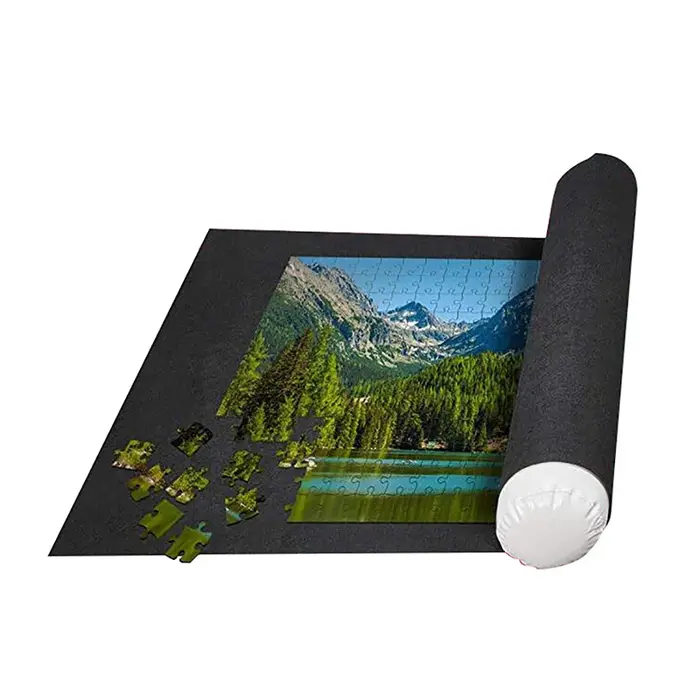 Tapis de puzzle en rouleau de feutre