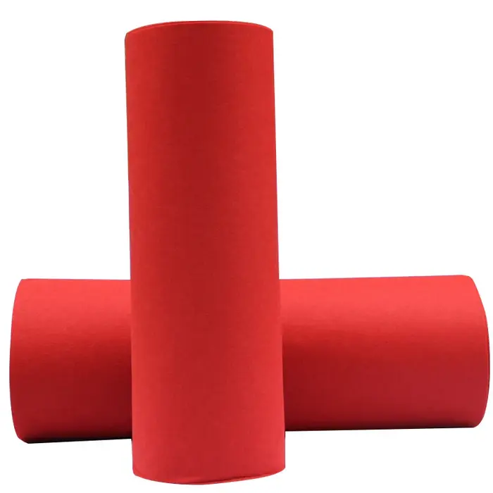 Tapis de décoration de mariage rouge
