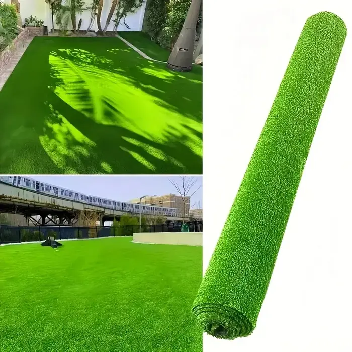 Grand tapis d'herbe artificielle de luxe