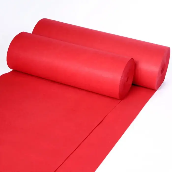 Tapis rouge pour mariage, tapis de défilé, allée rouge, portable, utilisé pour la décoration des salles de banquet intérieures et extérieures