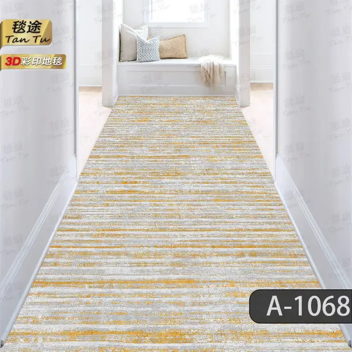 Tapis de couloir long moderne pour la maison