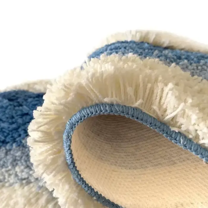 Tapis capitonné ondulé esthétique