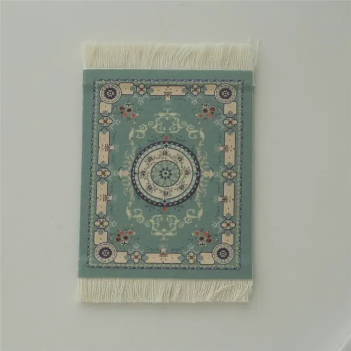 A69emini sous-verres tissés persans tapis motif dessous de verre technologie de décoration de table à manger.