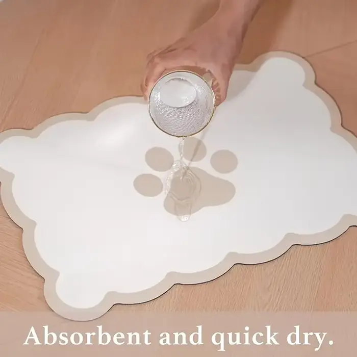Tapis d'alimentation pour animaux de compagnie
