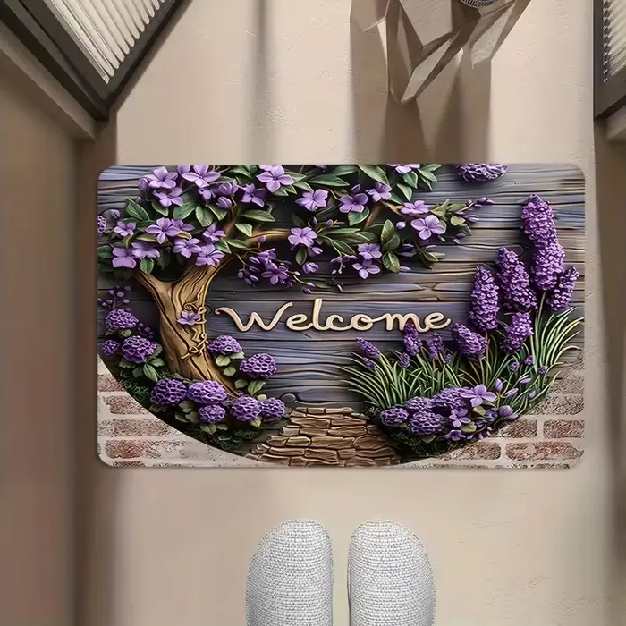 Tapis d'entrée Rose Rose