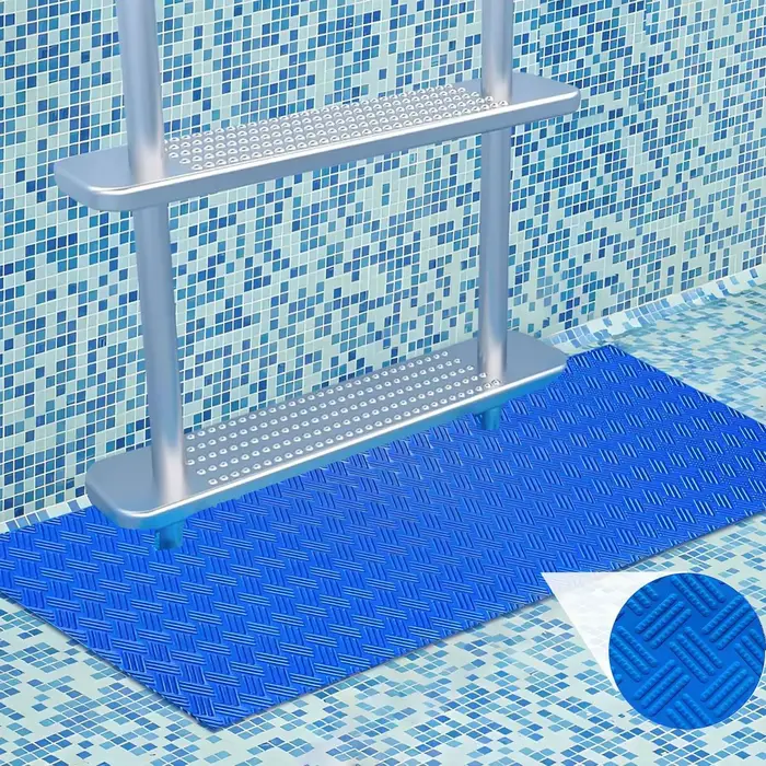 Tapis de marche pour piscine avec texture antidérapante