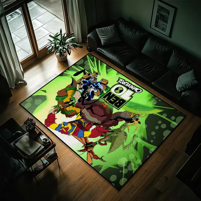 Dessin animé b- ben monstre 10 petit tapis chevet cuisine bain salon maison chambre tapis paillasson