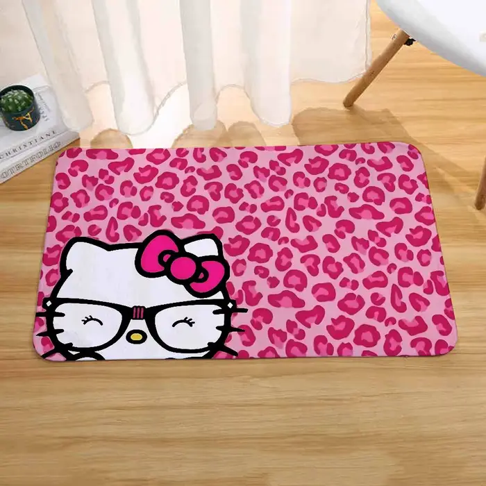 Mignon h-hello-k-kitty tapis de sol salle de bain tapis absorbant porte Simple tapis résistant à la