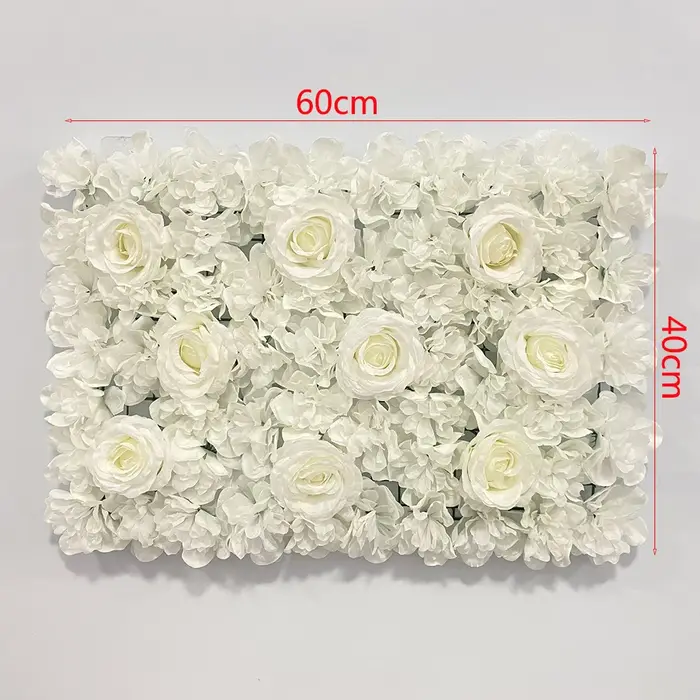 Paredes de fleurs artificielles d'extérieur pour décoration