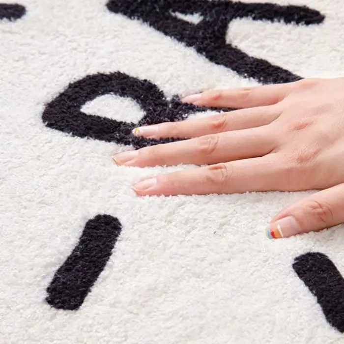 Tapis en peluche de Style nordique